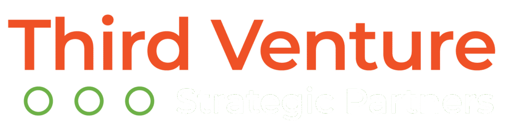 third venture logo on dark background